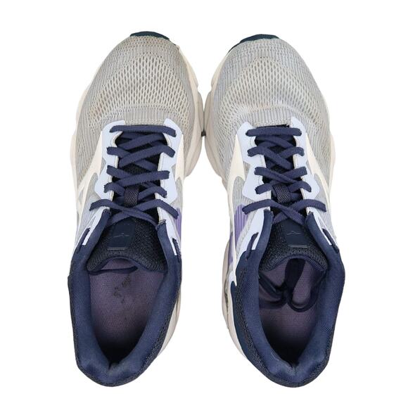 Mizuno Shoes Women 9 Athletic Trainer Wave Inspire 16 Running Sport Sneaker Blue - Picture 8 of 15